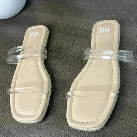 BP Viola Clear Strap Around Slide in Sandals size 4 - Picture 5 of 7